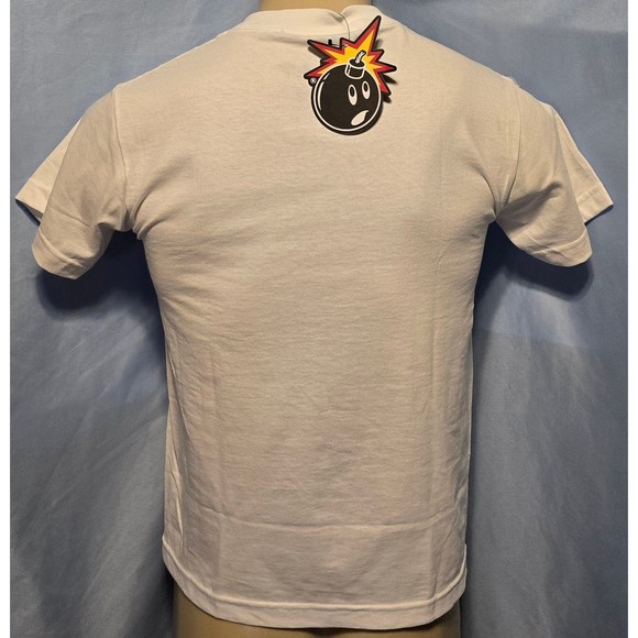 The Hundreds Adam Bomb Athletics White Tee NWT - Picture 2 of 3